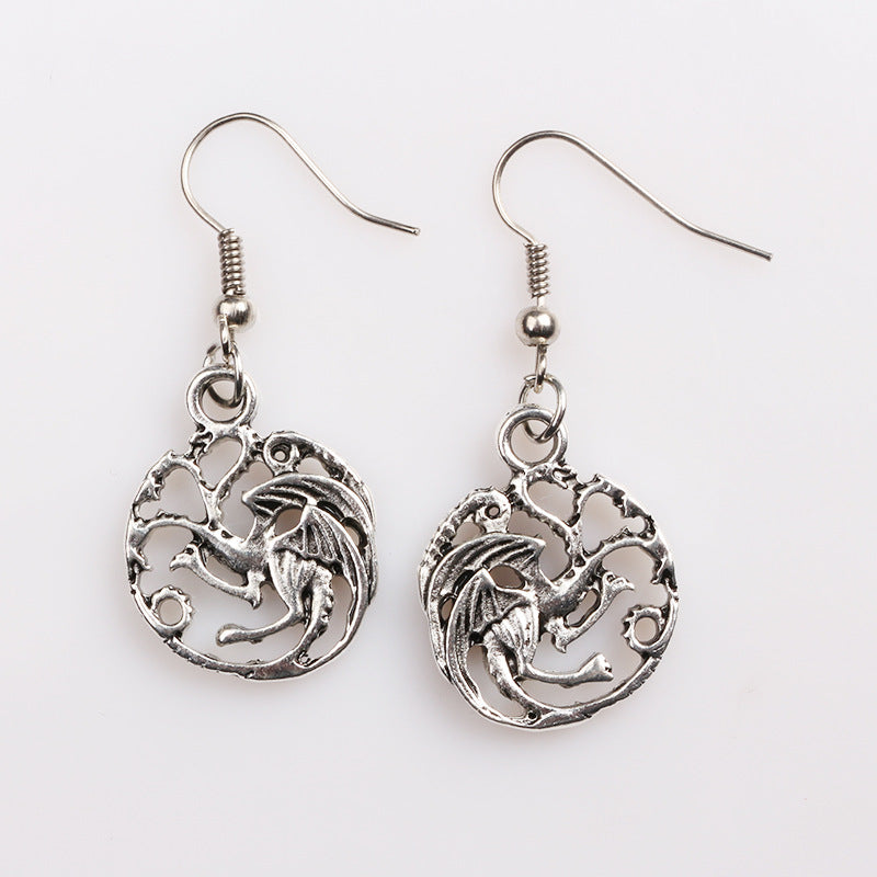 Films Television Nine Family Dragon With Three Heads Necklaces