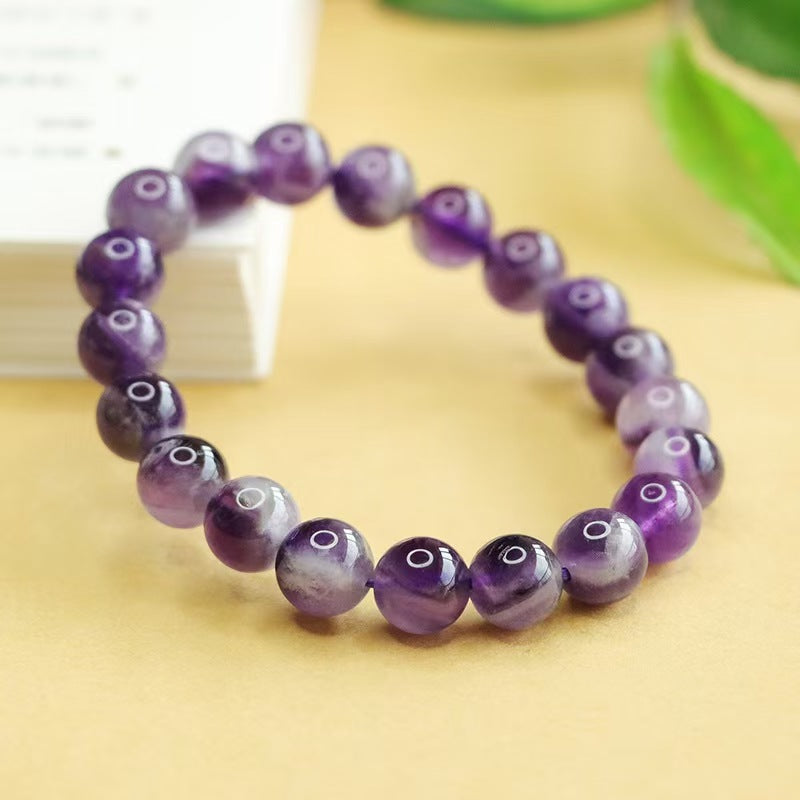 Purple Fire Natural Amethyst Crystal Fresh Bracelets