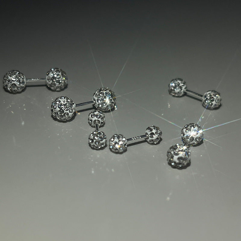 Personality Screw Tightening Buckle Exquisite Light Earrings