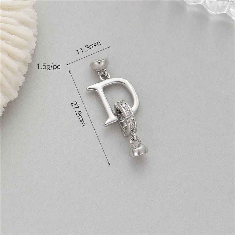 Glamorous Elegant Pearl Buckle Connection Closing Jewelry Accessories