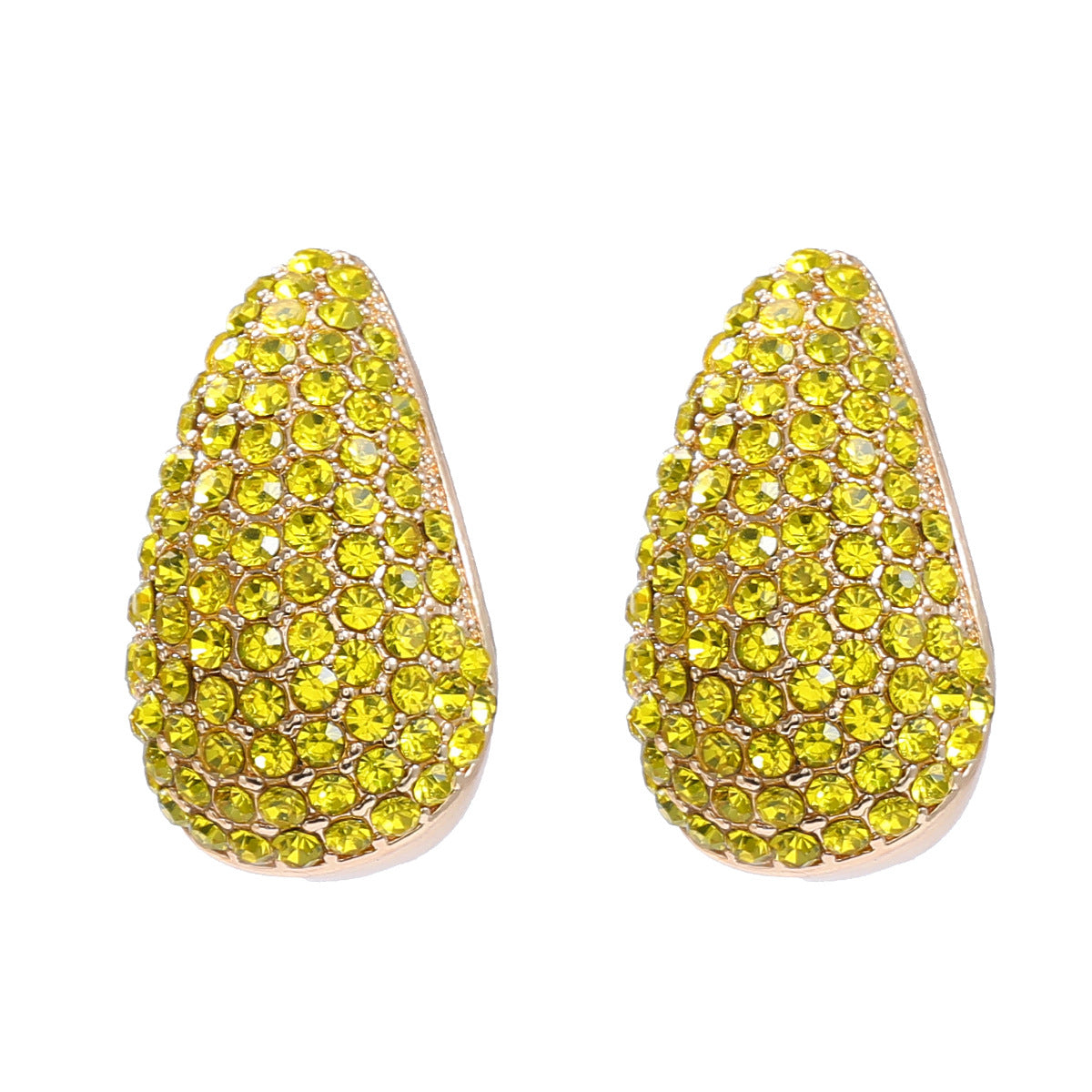 Women's Diamond Water Drop-shaped Exaggerated Geometric Party Earrings