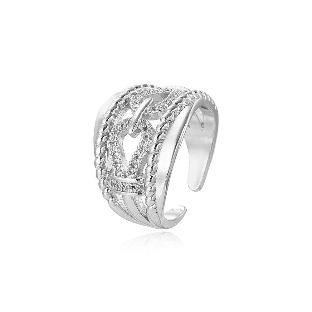 Women's & Men's String Clip Open Hip Hop Width Rings