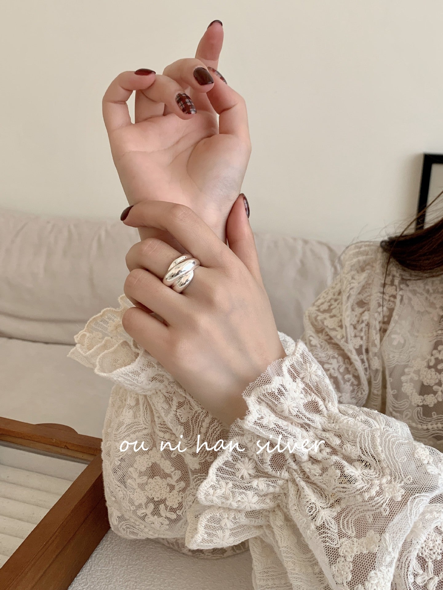 Oni Sterling Sier Female Style Design Rings