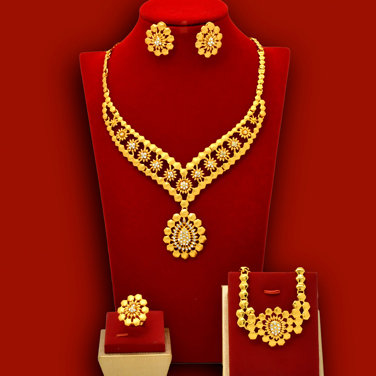 Comfortable Fashion Creative Enid Bridal Source Jewelry Set