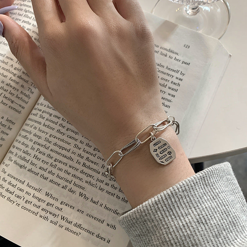 Women's Style Sterling Sier Light Luxury High Bracelets