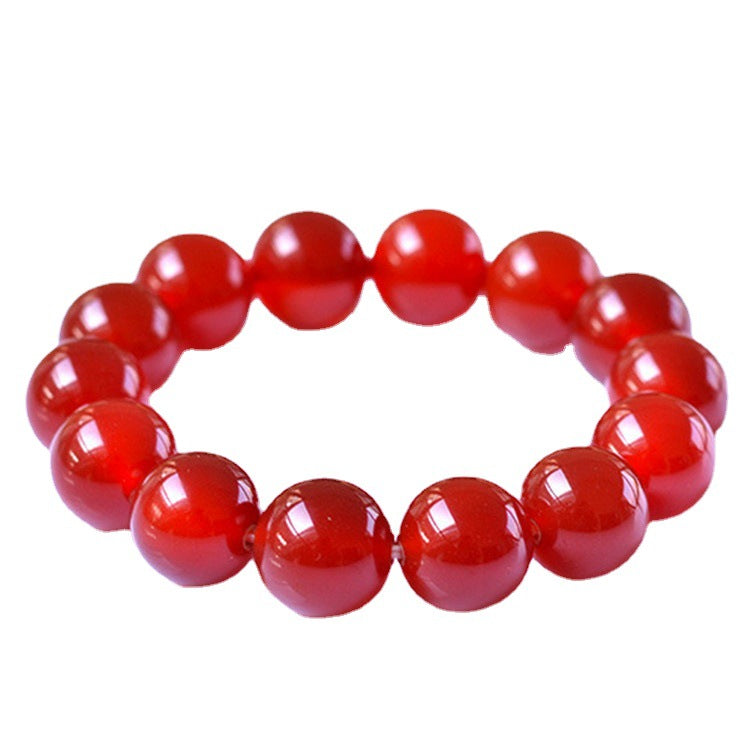 Gift Natural Agate Boutique Red Gem Bracelets