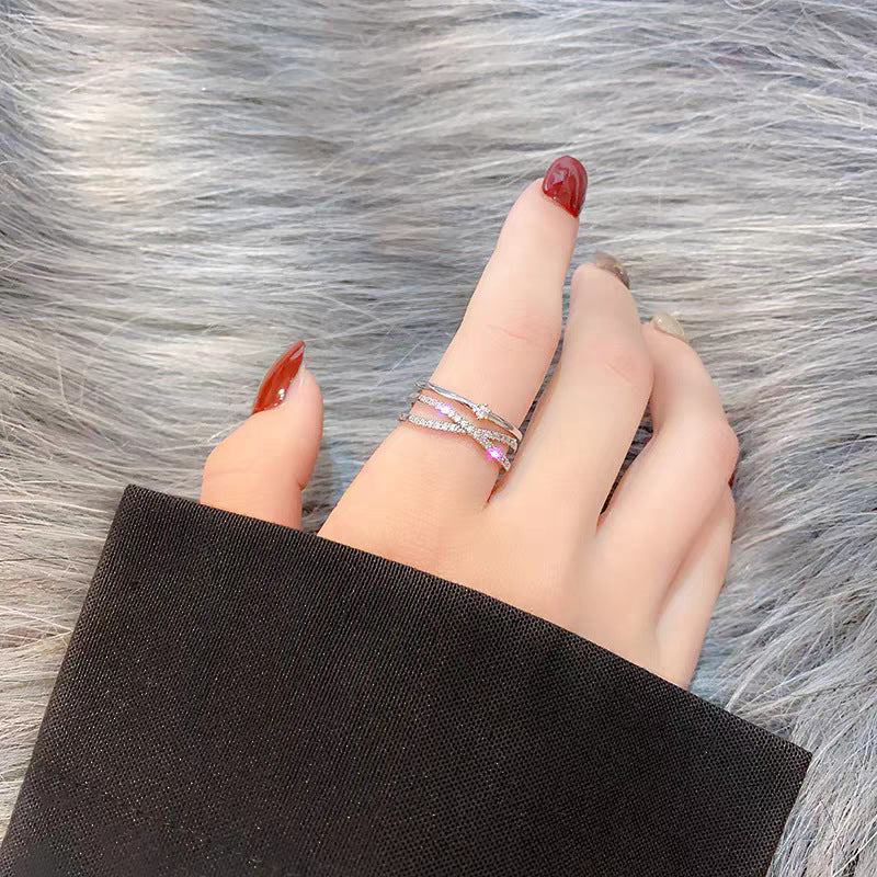 Women's Copper Affordable Luxury Style High Sense Rings