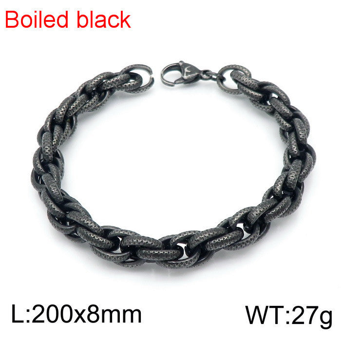 Men's Accessories Vintage Black Dot Pattern Hip Bracelets