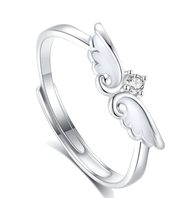 Wheel Luminous Design Sterling Sier Angel Rings
