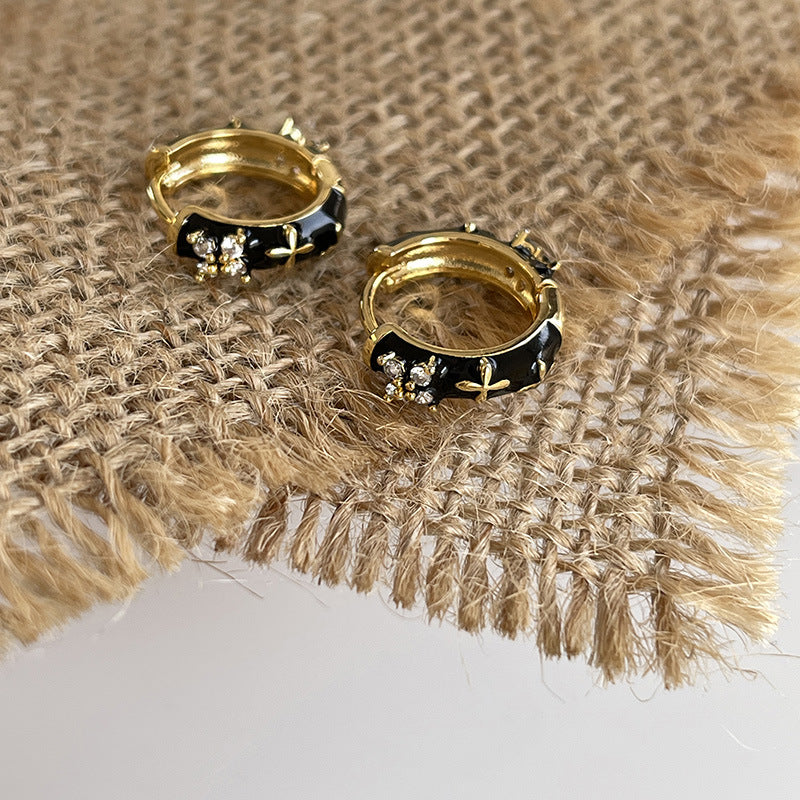 Women's Light Luxury Minority Design Circle Ear Clip Earrings