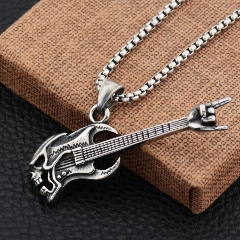 Titanium Steel Long Sweater Stainless Hip Hop Necklaces