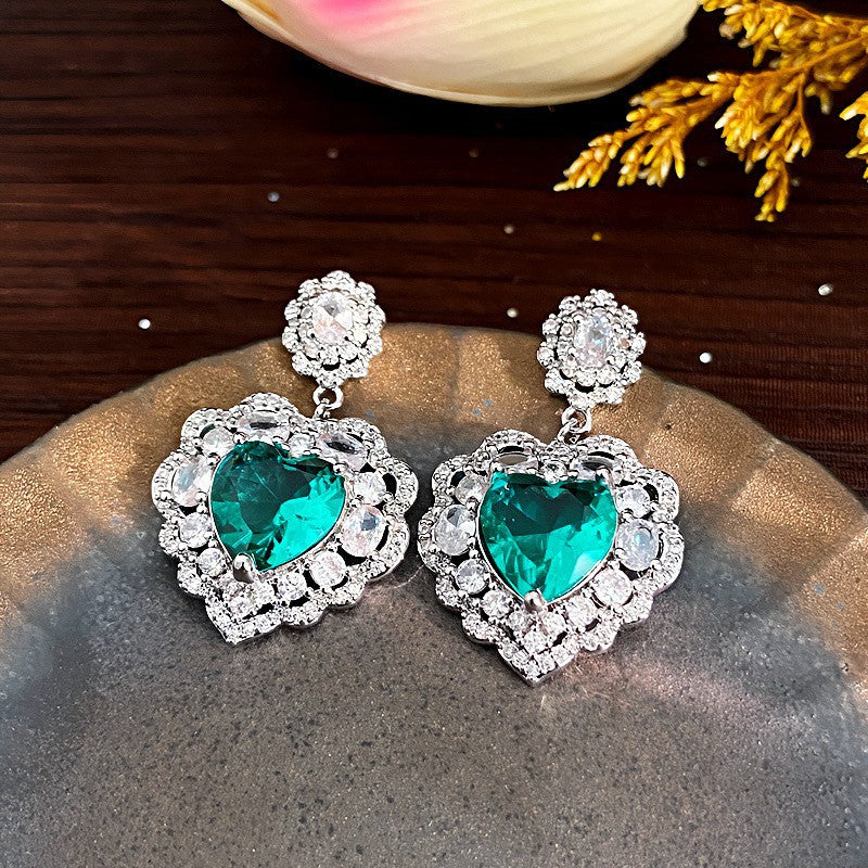Oil Oval Geometric French Retro Special Earrings