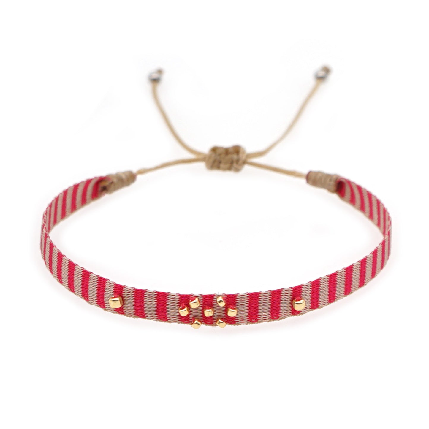 South American Hand-woven Twin Female Columbia Ethnic Style Webbing Bracelets