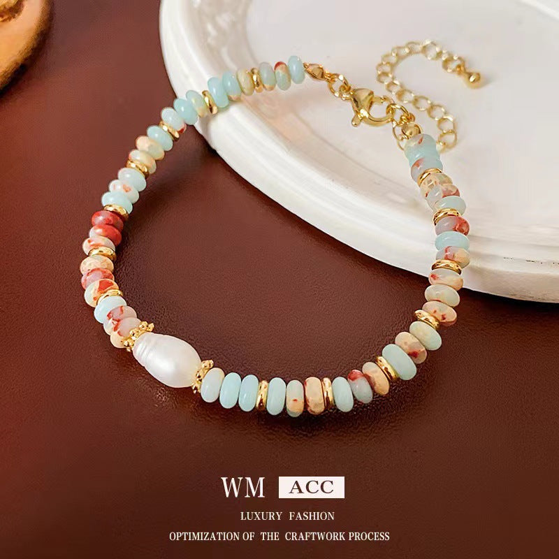 Women's Stone Beaded Retro High-grade Hot Style Bracelets