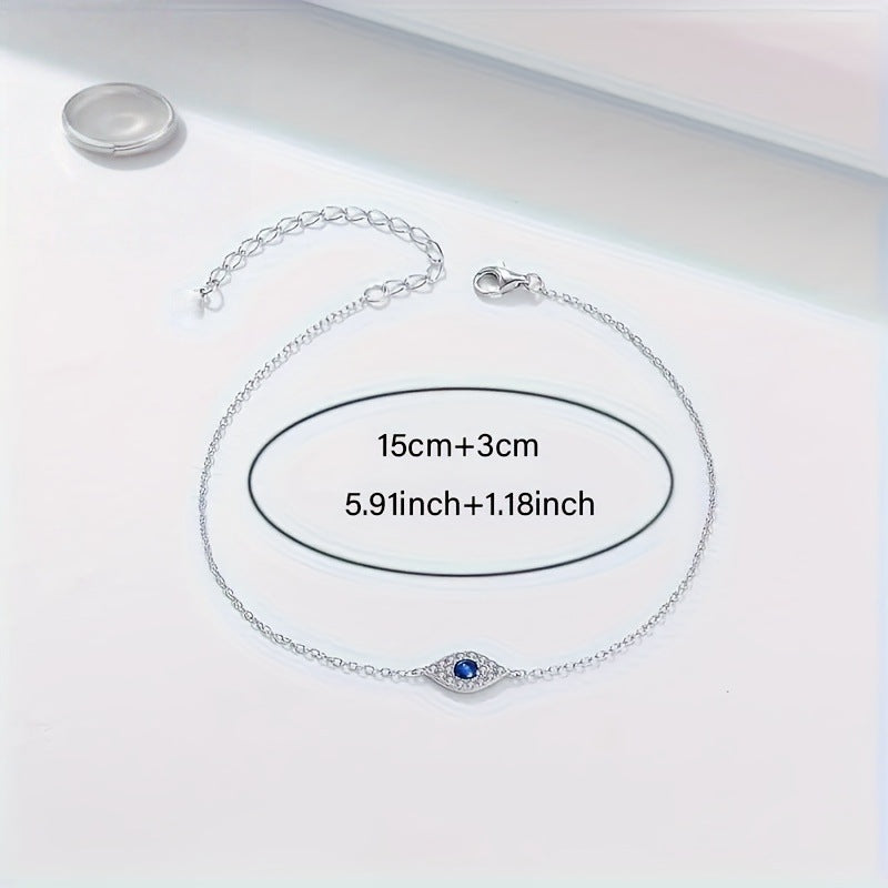 Women's Devil's Eye Micro Inlaid Zircon Retro Advanced Design Bracelet