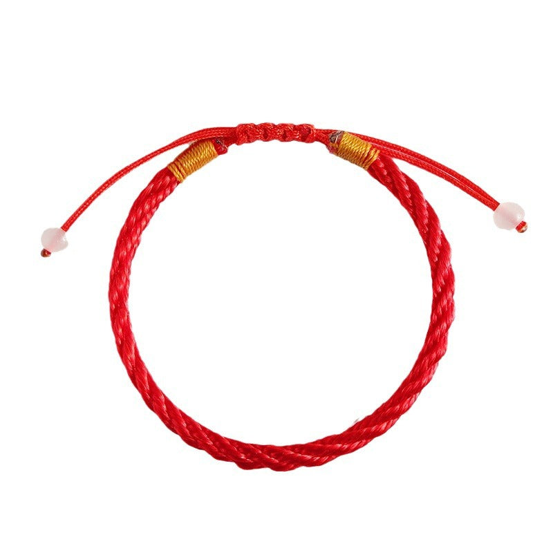 Women's & Men's Matching Red Rope Life String Of Bracelets