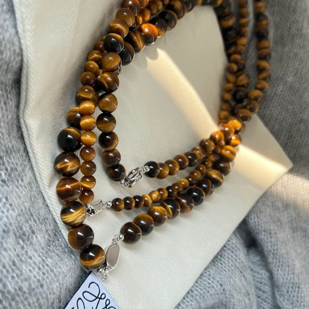 Women's Beaded Chinese Retro Clavicle Chain Sweater Necklaces