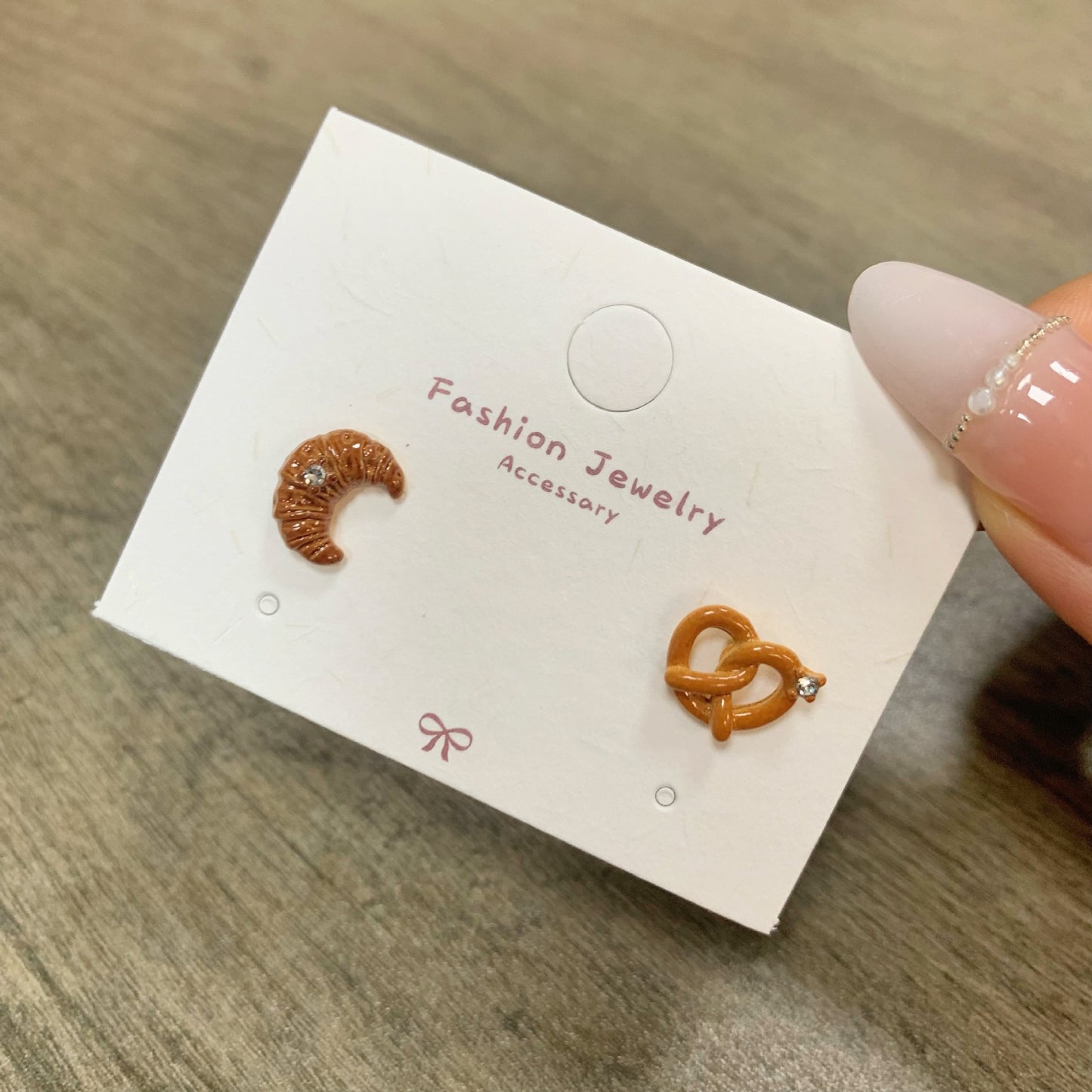 Women's Bread Party Earings Sier Needle Fun Cute Exquisite Sweet High Earrings