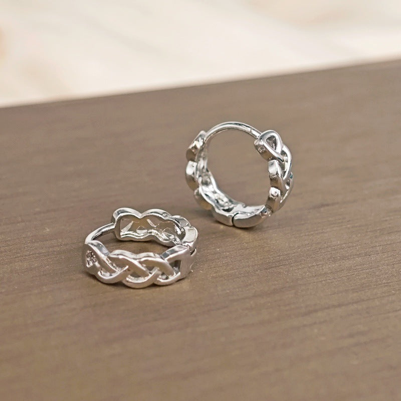 Light Luxury Niche Bag Advanced Metal Earrings