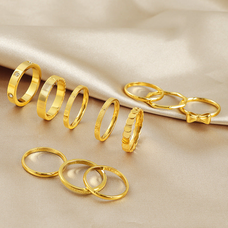 Design Light Luxury Cold High Sense Rings