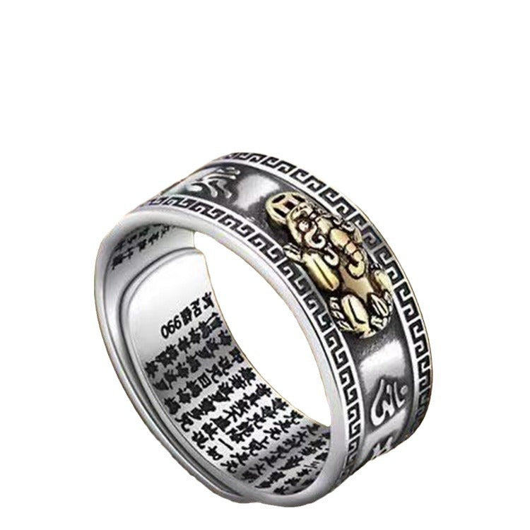 Men's Vintage Thai Sier Golden Toad For Bracelets