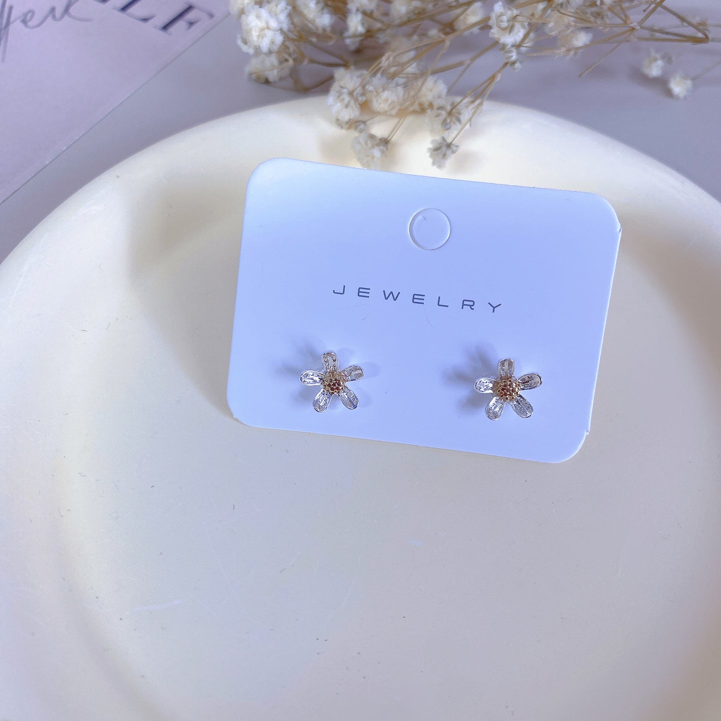 Needle Simple Exquisite Plain Ear Cute Earrings