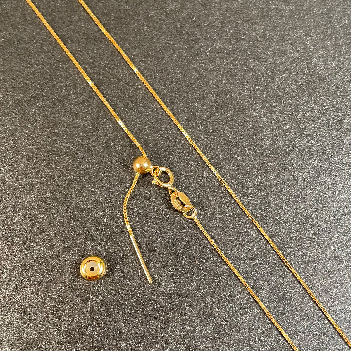 Sterling Sier Round Jade Needle Chain Necklaces