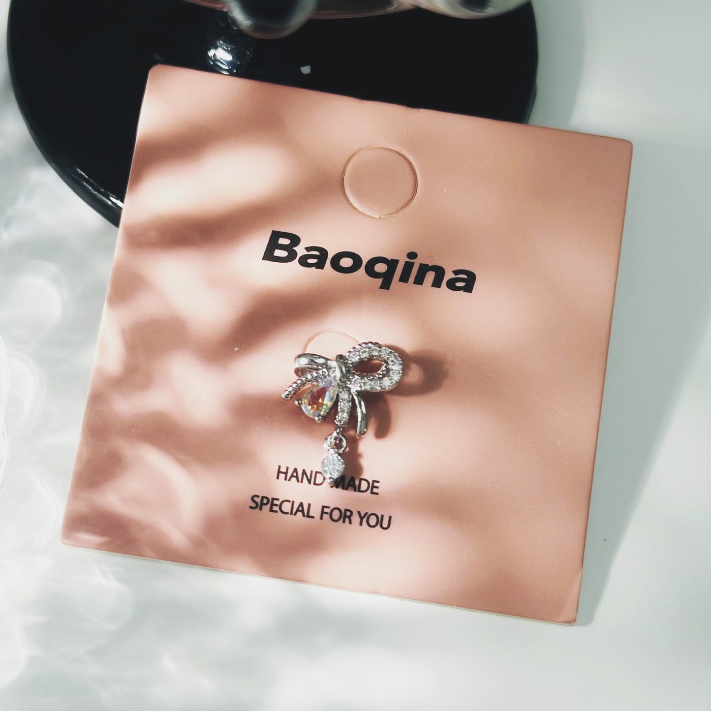 Titanium Steel Niche Super Flash Ear Bone Pin Small Earrings