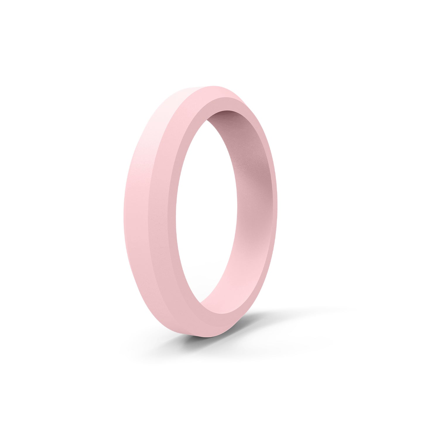 Women's Wide Beveled Silica Gel Folding Sports Rings