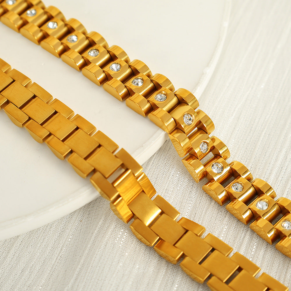 Watch Chain Plated High-grade Trendy Metal Bracelets