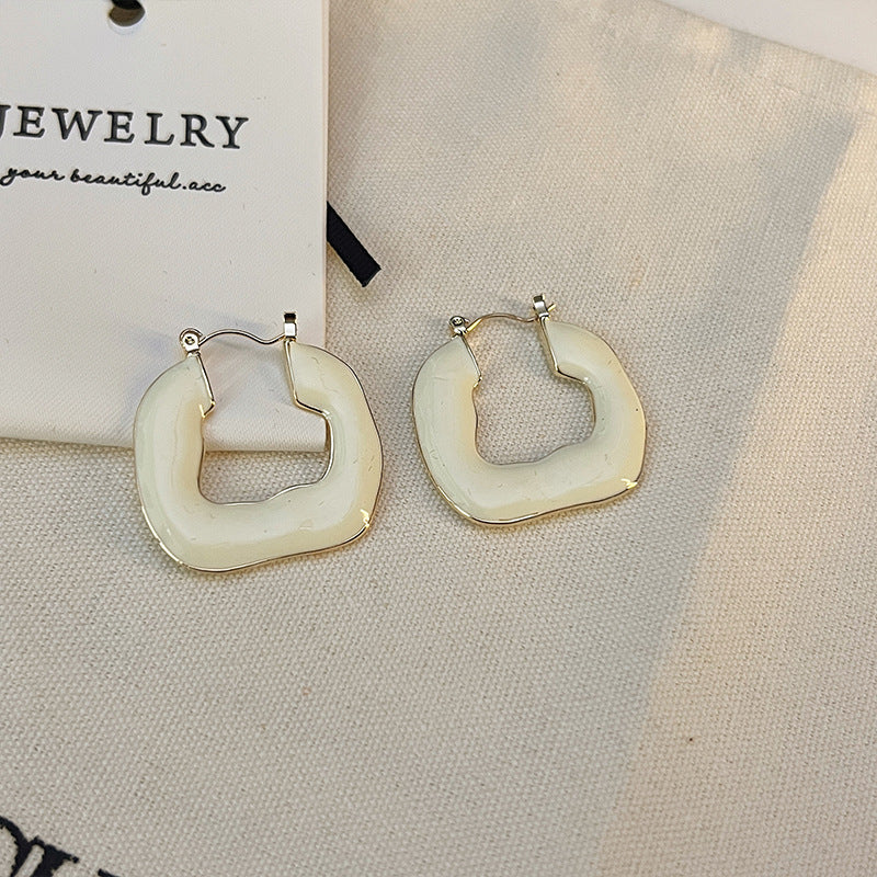 Women's Mori Style French Retro Camellia For Design Earrings