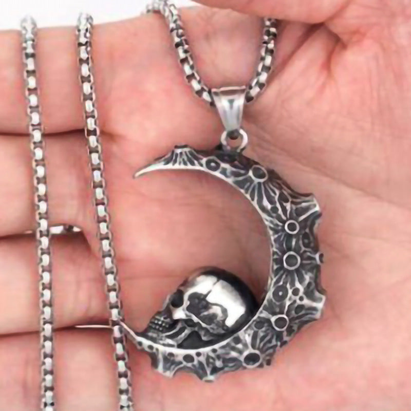 Titanium Steel Long Sweater Stainless Hip Hop Necklaces