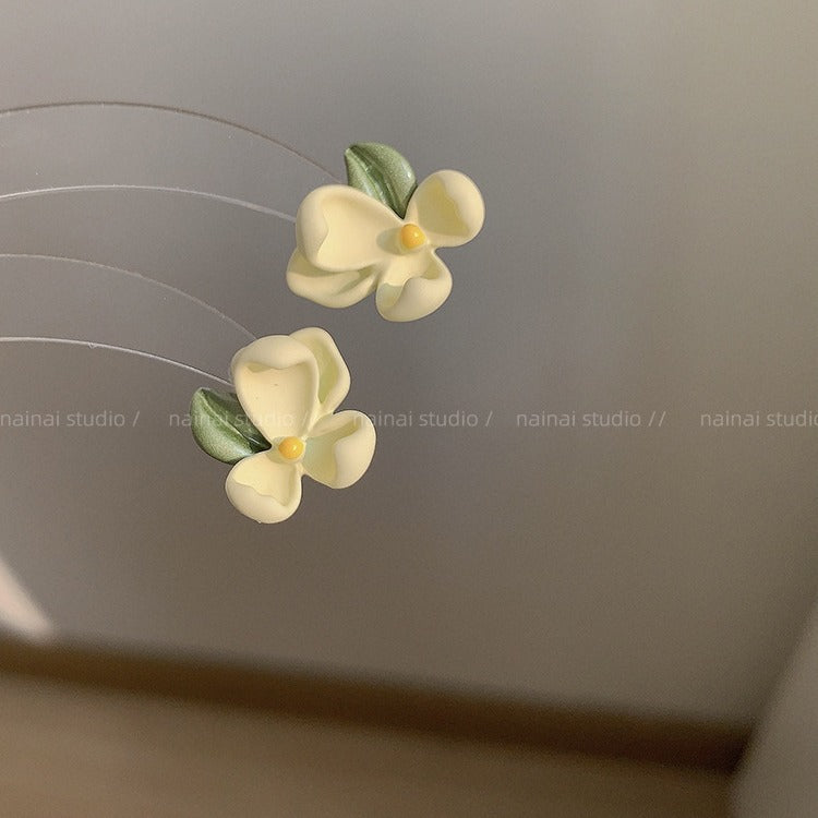 Gardenia Ear Fairy Indie Pop Style Sweet Spring Earrings