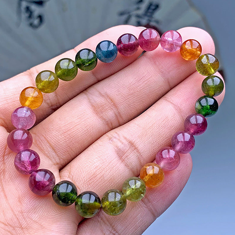 Tourmaline Rainbow Candy Color Brazil Ornament Bracelets