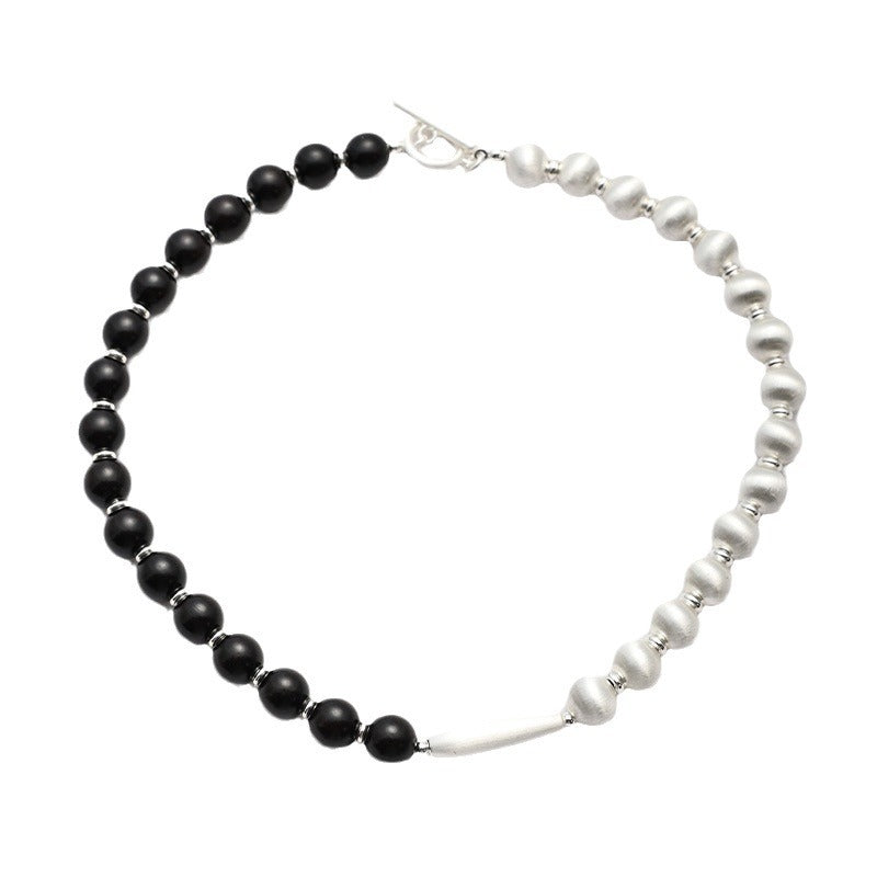 Women's Design Stitching Beaded Clavicle Chain Light Necklaces