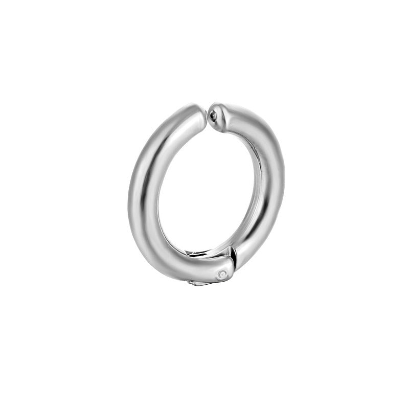 Stainless Coil Ear Clip Jewelry Arc Earrings