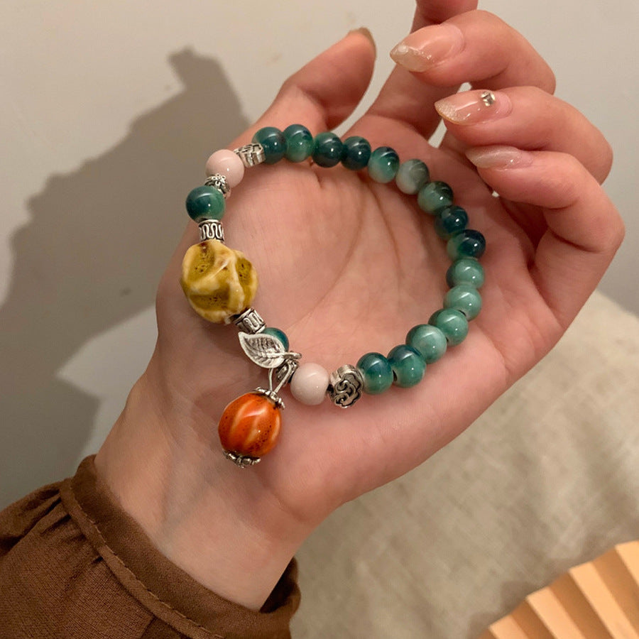 Niche Retro Chinese Beaded Handmade Stall Bracelets