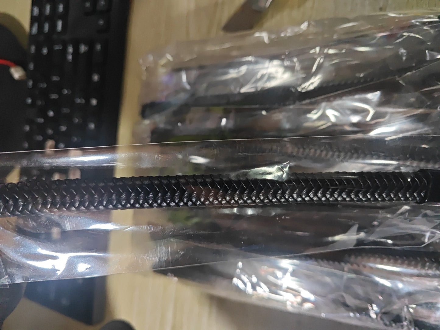 Men's Magnetic Snap Vintage Weave Leather Rope Bracelets