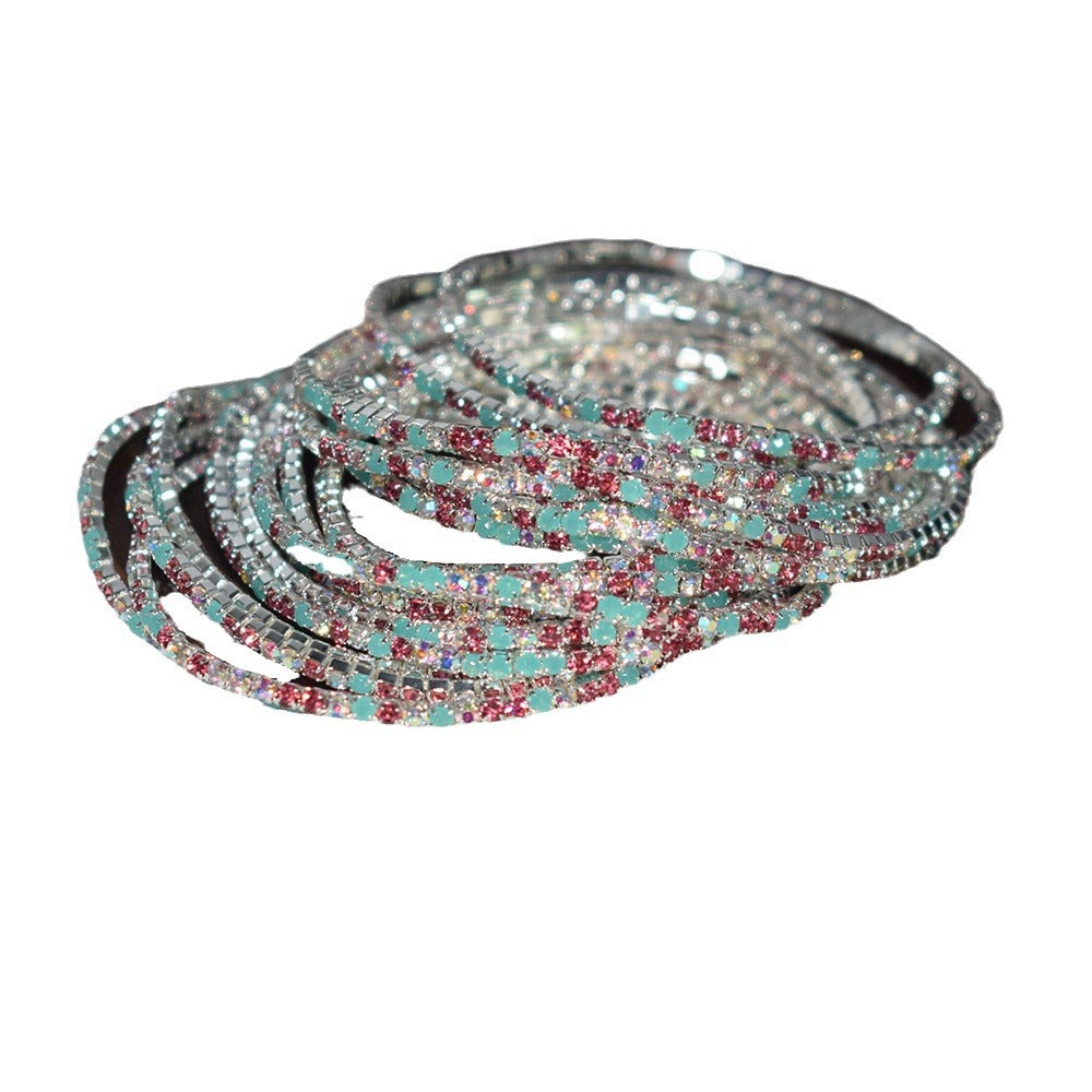 Women's Hand Jewelry Claw Full Diamond Single Bracelets
