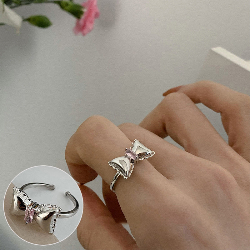 Korean Style First Line Winding Twist Open-end Temperament Rings