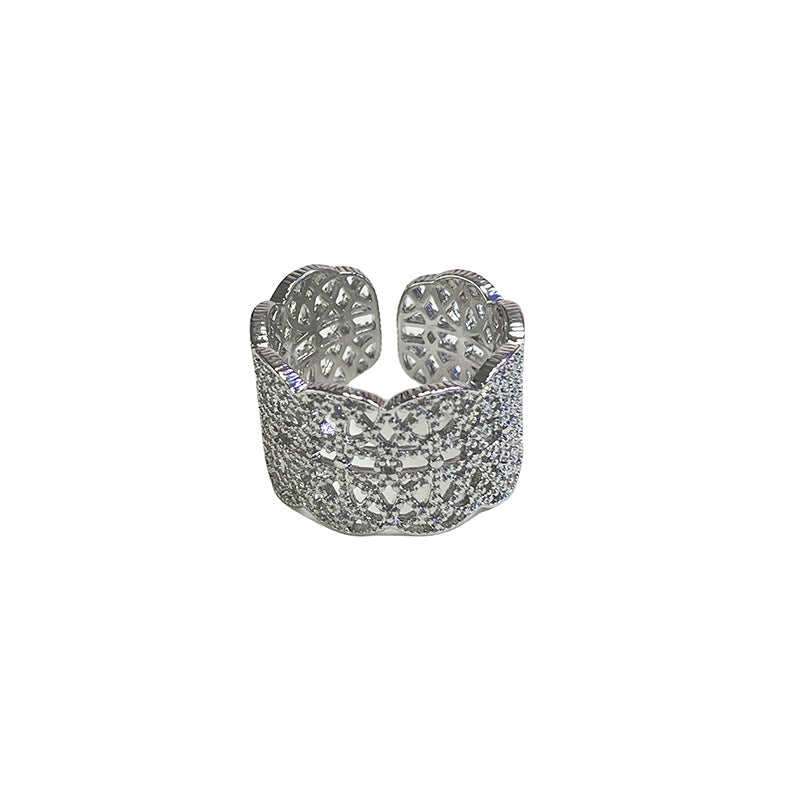 Lace Cold Style Versatile Sweet Cool Rings