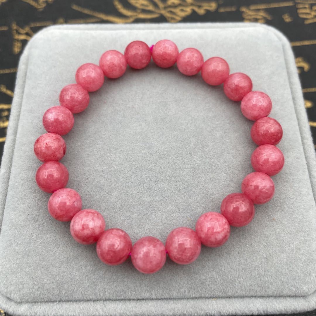 Women's & Men's Optimized Jade Bead Simple Single Circle Live Bracelets