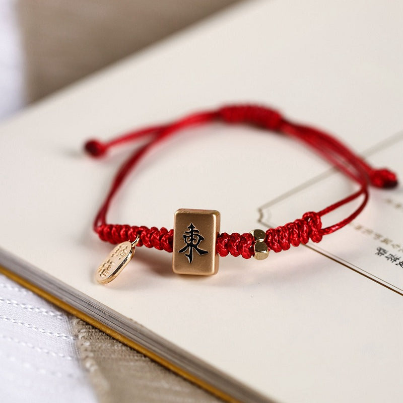 Ornament Woven Female Antique Ethnic Style Bracelets