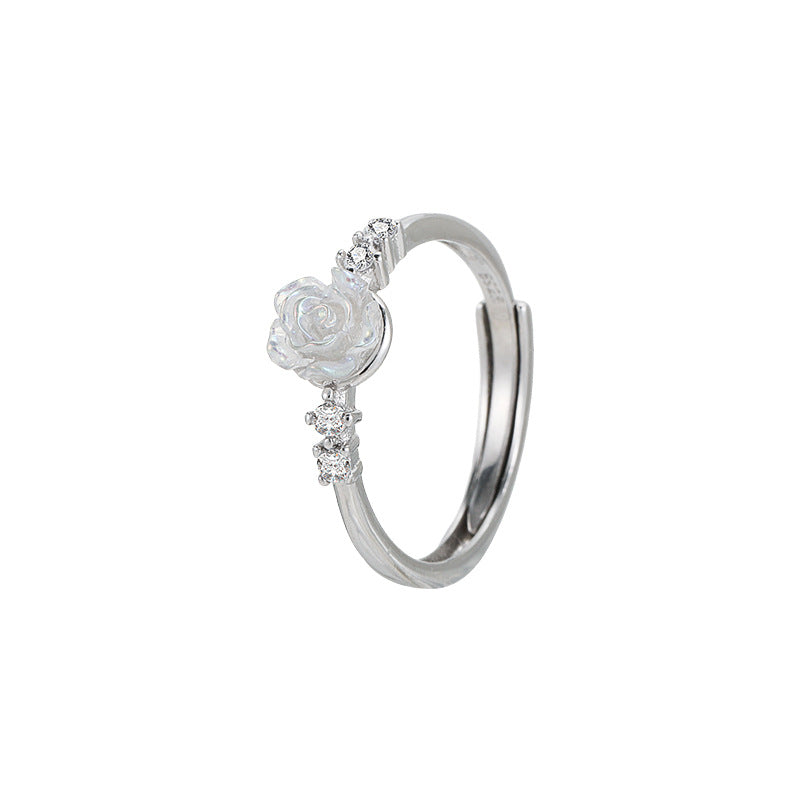Women's Selection Romantic Rose Fashion Good-looking French Classic Rings