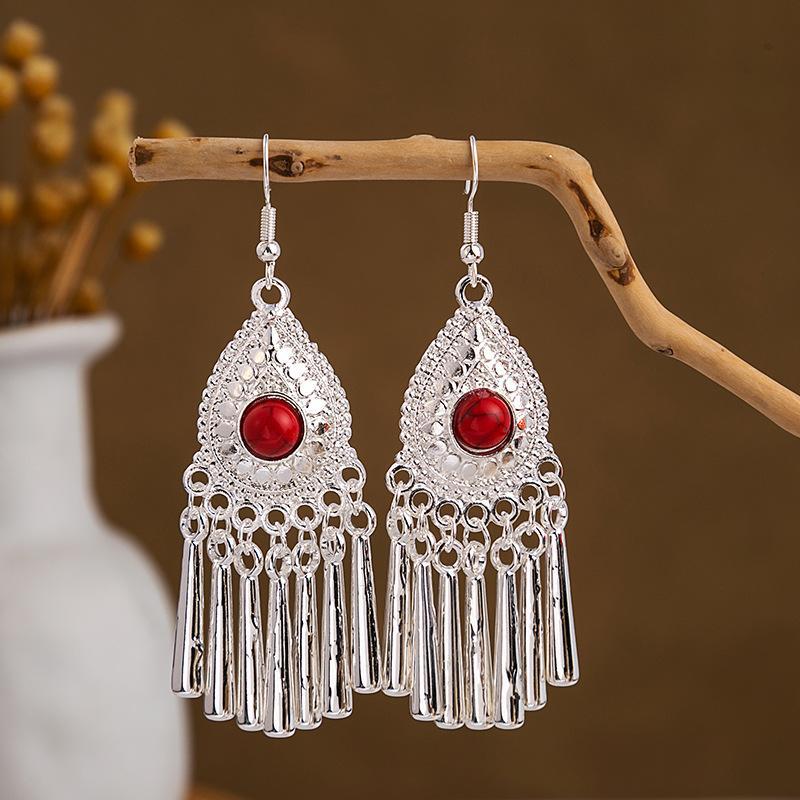 Hollowed Fashion Exotic Retro Artistic Classical Earrings