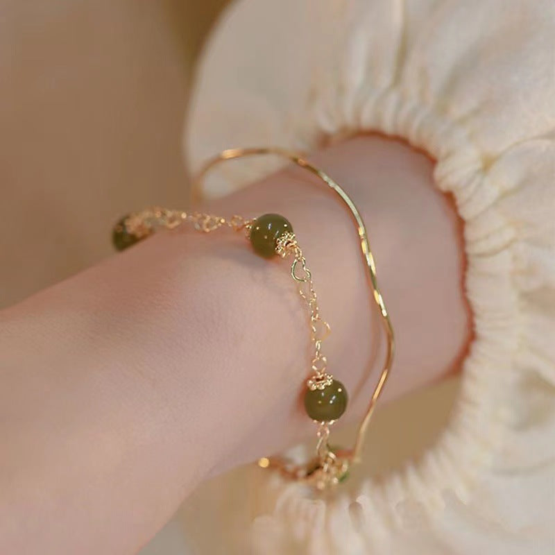 Lucky Beads Female Fashion High Sense Light Bracelets
