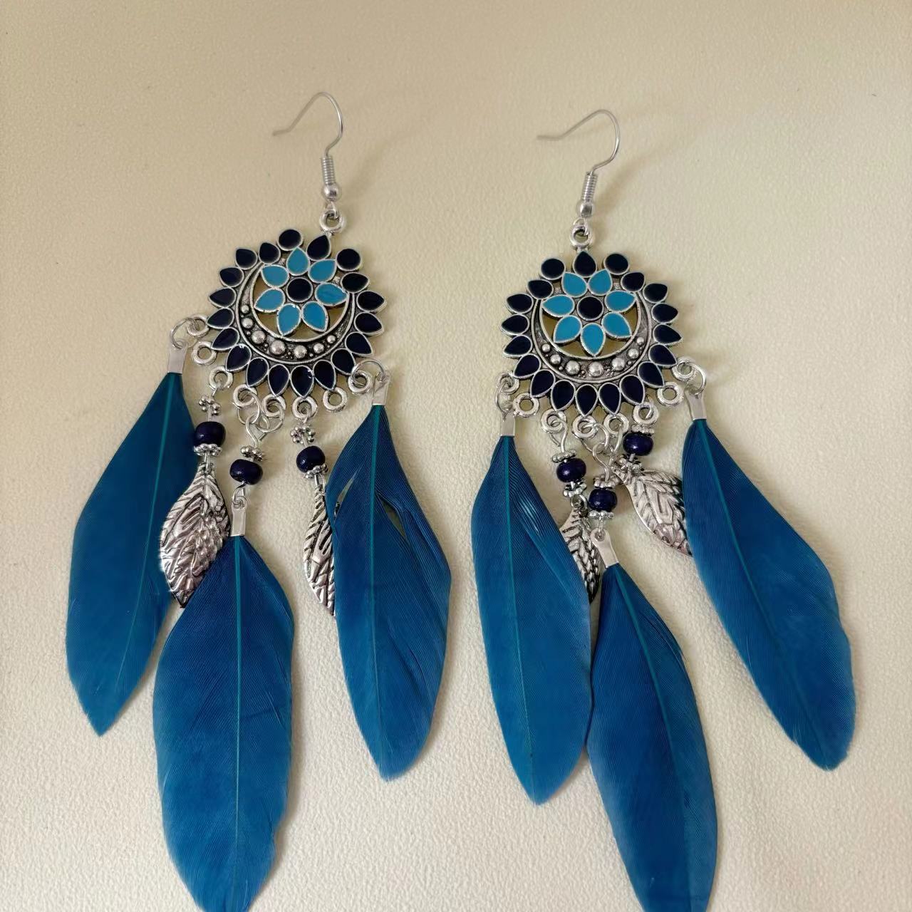 Special Interest Light Luxury Advanced Ethnic Style Exaggerated Earrings