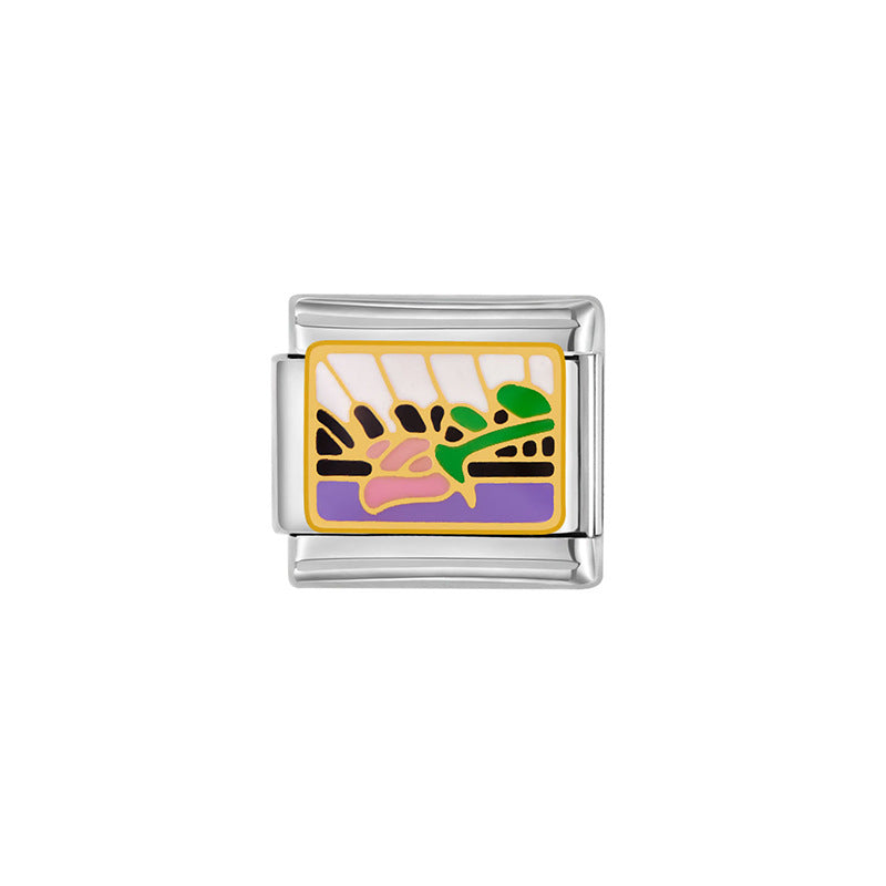 Module Color Accessories Square Stainless Steel Bracelets