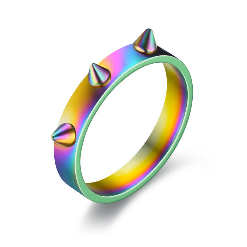 Women's & Men's Wind Self-defense Couple Nail Tip Emergency Ring