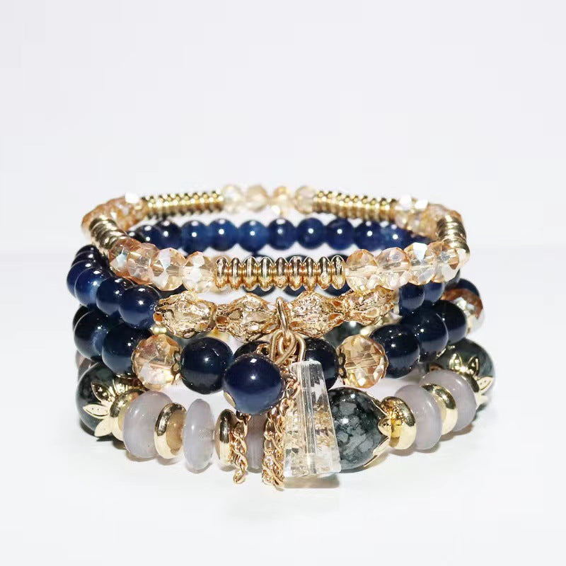 Women's Bohemian Elegant Crystal Exotic Suit Jewelry Bracelets